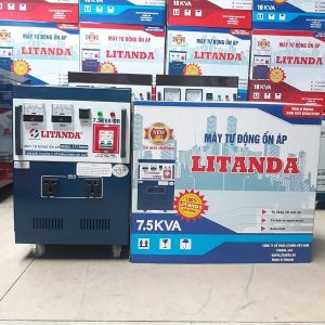 Máy Ổn Áp Litanda 7.5KVA DR Dải 90V Thế Hệ Mới 2023 Dây Đồng 100%