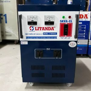 Máy Biến Áp Cách Ly 5KVA Litanda Dây Đồng 100% Chống Giật An Toàn