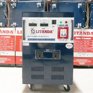 Máy Ổn Áp Cách Ly 7.5KVA 1 Pha Cách Ly Chống Giật An Toàn Thế Hệ Mới