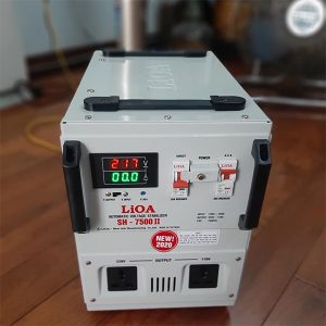 Ổn Áp Lioa 7.5KVA SH-7500 II 1 Pha 7500W Đồng Hồ Led Giá Tốt Nhất