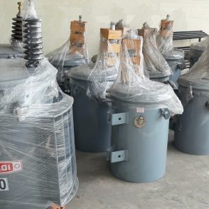 Máy Biến Áp 1 Pha 100KVA Điện Vào 10KV, 12.7KV Điện Ra 0.23KV