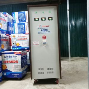 Máy Biến Áp Cách Ly 40KVA 3F 380V/220V/200V Đèn Led Điện Tử Mới 2023