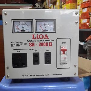 Ổn Áp Lioa 2KVA SH-2000 II 2KW Dải 150V Đời Mới
