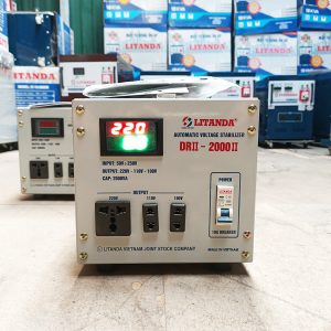 Ổn Áp Litanda Dây Đồng 2KVA Dải 50V-250V