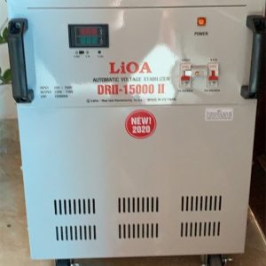 Lioa 15KVA Dải 50V 250V Mã DRII-15000VA Dây Đồng Bảo Hành 4 Năm