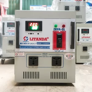 Biến Áp Cách Ly 220V/24V 2KVA 1 Pha Litanda Dây Đồng Giá Bao Nhiêu?