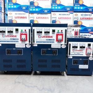 Ổn Áp 1 Pha 10KVA Dải 130V, 90V, 50V Đến 250V Dây Đồng 100%