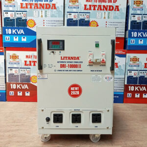 Ổn Áp 1 Pha 10KVA Lioa DRI-10000II Đời Mới Chính Hãng NEW 2026