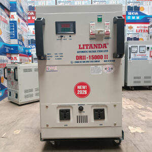 Ổn Áp LITANDA 15KVA DRII Dải 50V-250V 1 Pha Thế Hệ Mới Nhất