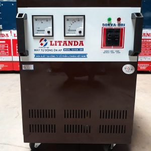 Máy Ổn Áp LITANDA 50KVA Dải 50V-250V Dây Đồng Chính Hãng Giá Tốt