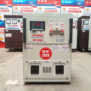 Ổn áp Litanda SH-10000II Dải 130-250V NEW Dây Đồng Chính Hãng