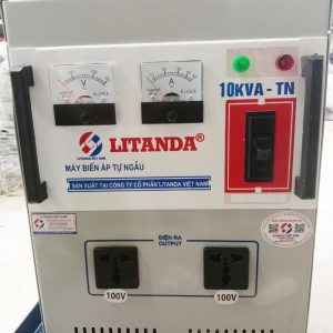 Biến áp 200V 10KVA Litanda 1 pha Chính Hãng