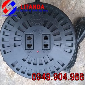 Ổn Áp LIOA Tròn Đổi Nguồn 120v, 110v, 100v Chính Hãng Giá Rẻ.