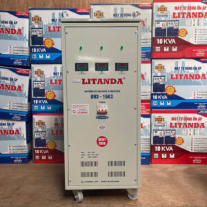 Giá Ổn Áp Litanda 15KVA 3 Pha Dải 160V-430V New 2026 Dây Đồng 100%