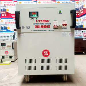 Ổn Áp Litanda 20KVA DRI 20KW Dải 50V-250V Dây Đồng 100%