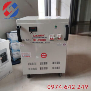 Ổn Áp 25KVA 1 Pha 50V Đến 250V Thế Hệ Mới Nhất Dây Đồng