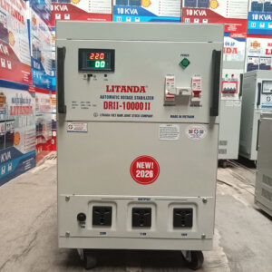 Ổn Áp Litanda 10KVA Dải 50-250V Đời Mới Đồng Hồ Số 2 Át Giá Bao Nhiêu