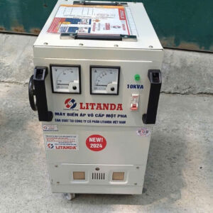 Máy Biến Áp Vô Cấp 10KVA 1 Pha Dây Đồng 100% Duy Nhất Ở Việt Nam