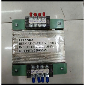 Biến Áp Trần Cách Ly 1500VA Input 420V-400V-380V Output 220V-36V