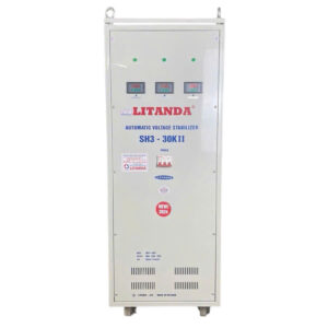 Lioa 30KVA SH3 3 Pha, Dải 260V-430V, Điện Ra 380V/220V/200V Cho Nhà Máy