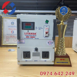 Ổn Áp 5KVA Dải 50V ~ 250V Có Đảo Nguồn Điện Đời Mới Nhất 2025