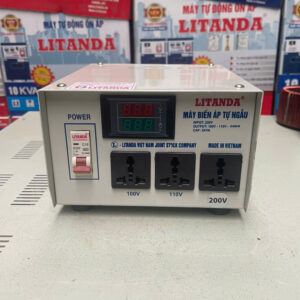 Biến Áp 3KVA 220V Ra 200V Thiết Kế Thế Hệ Mới Nhất Chính Hãng BH 4 Năm