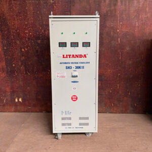 Ổn Áp 30KVA SH3 3 Pha, Dải 260V-430V, Điện Ra 380V/220V/200V Cho Nhà Máy