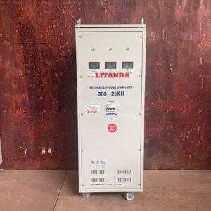 Ổn Áp 3 Pha 25KVA Model DR3-25KII Dải 160V-430V Thế Hệ Mới Nhất 2026