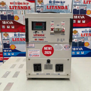 Ổn Áp 7.5KVA Dải 150V  SH-7500II 1 Pha Chính Hãng Thế Hệ Mới Giá Rẻ