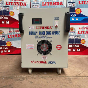 Biến Áp 1 Pha Ra 3 Pha 5KVA Dây Đồng, Giải Pháp Điện 3 Pha Nhanh Nhất