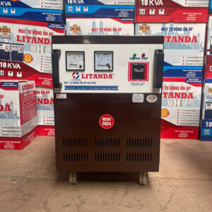 Ổn Áp 2 Pha Lửa 40KVA Đời Mới, Công Suất Lớn Cho Khu Vực Điện Yếu