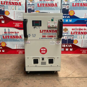 Ổn Áp Lioa 15KVA Dải 90V-250V Model DRI-15000II Dây Đồng Phiên Bản Mới.