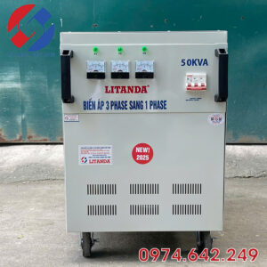 Biến Áp 50KVA 3 Pha Sang 1 Pha Giải Pháp Hiệu Quả Giúp Chuyển Đổi Điện
