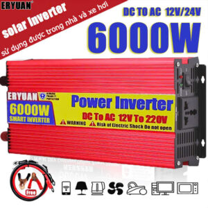 Bộ Kích Điện 12V Lên 220V 6000W Thiết Bị Cung Cấp Điện Dự Phòng