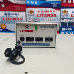 Chuyển Điện 220v Sang 110v Nhỏ Gọn 600VA Dây Đồng Bảo Hành 4  Năm Mới Nhất Tại Litanda