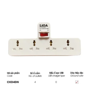 Ổ Cắm Lioa Du Lịch – Lựa Chọn Hoàn Hảo Cho Mọi Chuyến Đi