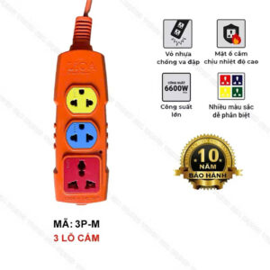 Ổ Cắm Siêu Tải 3 Lỗ - Sản Phẩm Chất Lượng Cao Và Độ Bền Vượt Trội