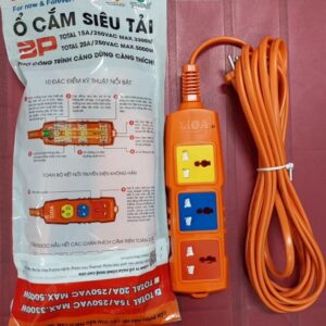 Ổ Cắm Siêu Tải Đa Năng 3 Lỗ, giải pháp hoàn hảo cho nhu cầu sử dụng điện