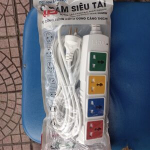 Ổ Cắm Siêu Tải Đa Năng 4 Lỗ - Bền Bỉ Tiện Lợi An Toàn Công Suất Lớn