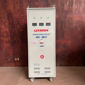 Ổn Áp Lioa 30kva 3 Pha DR3-30KII Dải 160v Ra 380v/220v/200v Mới Nhất 2026