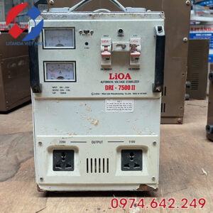 Thanh Lý Lioa 7.5kva 1 Pha Cũ DRI-7500II Dải 90V Dây Đồng Xịn Giá Rẻ