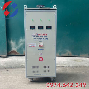 Biến Áp Vô Cấp 3 Pha 6.5KVA Vào 380V Ra 0V-500V Thế Hệ Mới Dây Đồng 100%