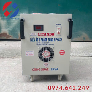 Biến Áp 2KVA 1 Pha Sang 3 Pha Chuyển Đổi Dòng Điện Tiện Lợi Và Hiệu Quả