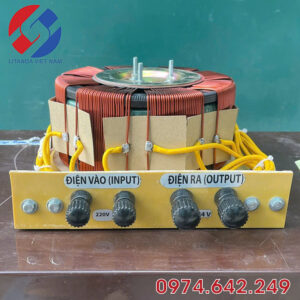 Biến Áp Xuyến Cách Ly 3KVA 1 Pha Vào 220V Ra 24V Dây Đồng