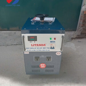 Máy Biến Áp Vô Cấp 1 Pha 5kva Vào 220v Ra 110v Đến 460v Tại Litanda