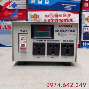 Bộ Đổi Nguồn 20KVA Vào 110V Ra 220V