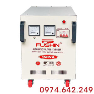 Ổn áp Fushin 1 Pha 15KVA NLMT FS1.III-15K