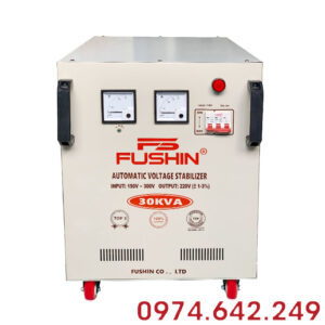 Ổn áp Fushin 1 Pha 30KVA NLMT FS1.III-30K