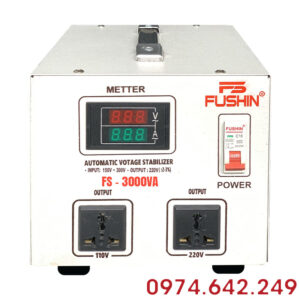 Ổn áp Fushin 1 Pha 3KVA NLMT FS1.III-3K