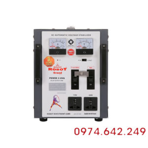 Ổn Áp Robot Reno 1 Pha 3KVA 140V-250V